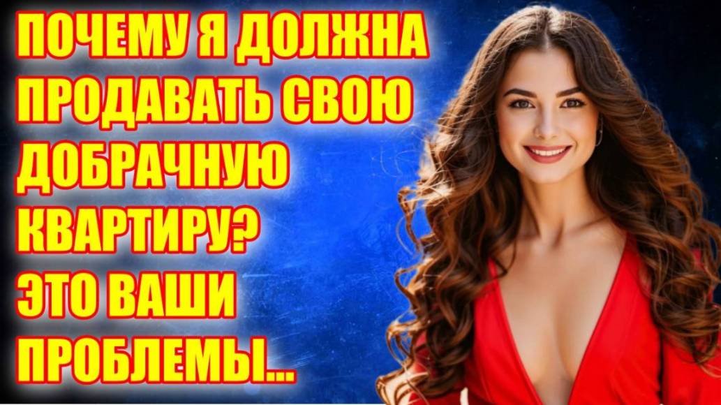 Почему я должна продавать свою квартиру....