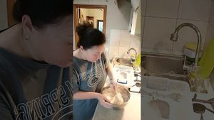 Немножко не рассчитала 😁 Замесила тесто для хлеба 🍞