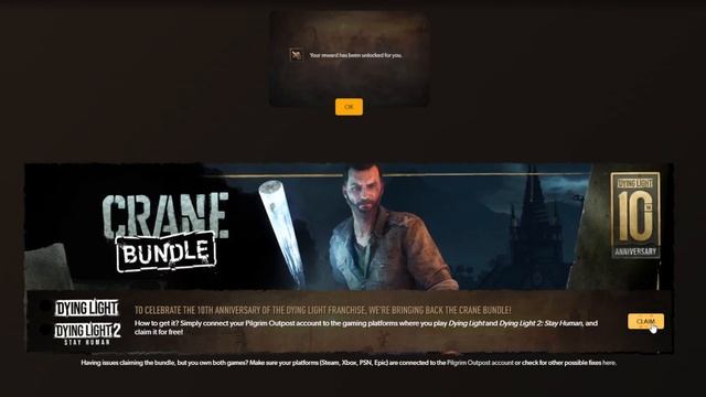 Dying Light 1+2 - Free Crane Bundle/Бесплатный Набор Crane Bundle смотреть онлайн