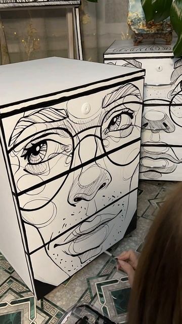 Перекраска и Роспись мебели #перекраскамебели #рестав смотреть онлайн