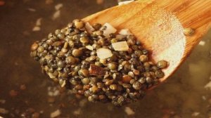 Cалат из чечевицы