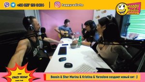 Boosin создает хит с ведущими Crazy Friday Show на Happy Radio