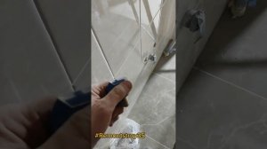 Как обработать внутренние углы силиконом. #строительс