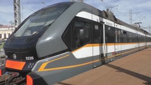 Электропоезд ЭП2ДМ-0220 (ЦППК) пригородный поезд №7537/7538 Железнодорожная - Апрелевка.