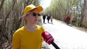 В Нижневартовске прошел флешмоб «Югра-Экозабег. Чисто побегать!»