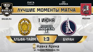 ОБЗОР / АЛЬФА ТАЙМ - БУРАН / 01.06.25 / ОХЛ МОСКВА / ДИВИЗИОН ЛЮБИТЕЛЬ 2