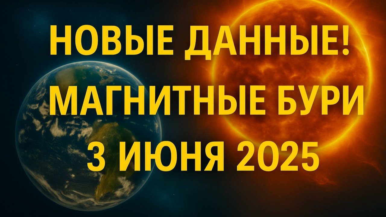 СРОЧНО! Новые данные о магнитной буре 3 июня 2025⚡