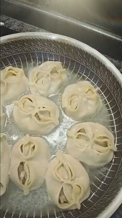 Манты в сковродке