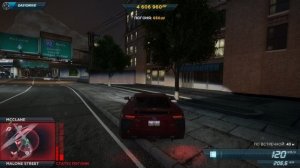 Убегаю от копов в NFS MOST WANTED 2012