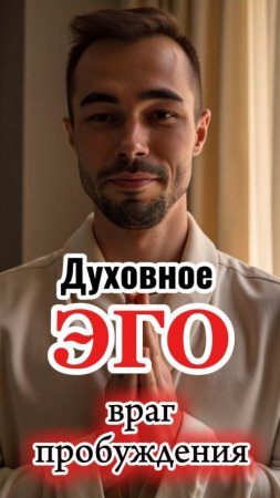Духовное ЭГО- враг пробуждения.