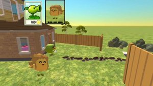 plants vs zombies в chicken gun!!!