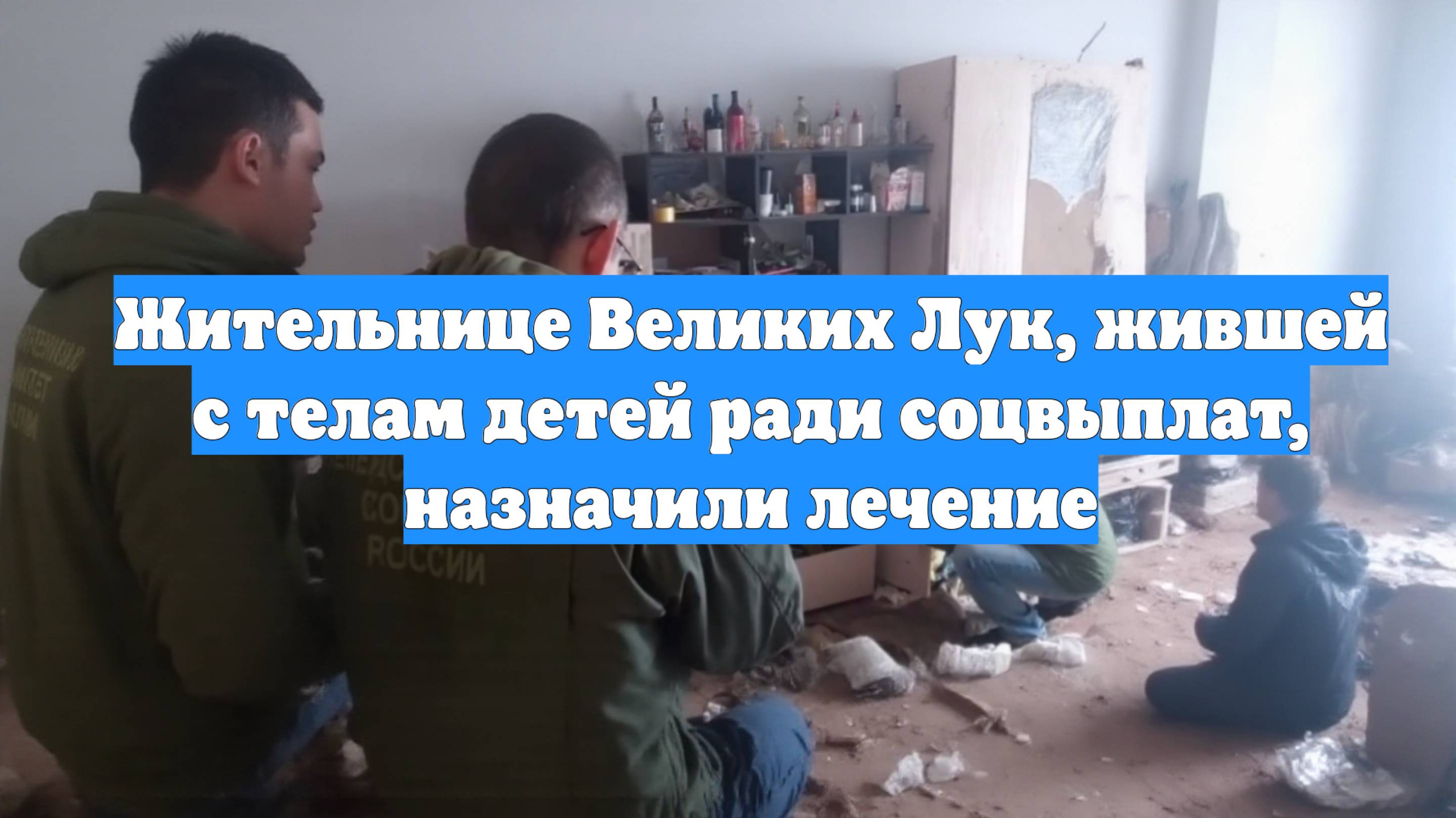 Жительнице Великих Лук, жившей с телам детей ради соцвыплат, назначили лечение
