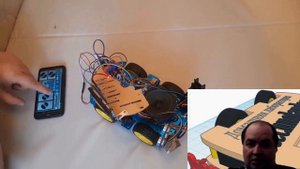 Машина робот на двух Arduino с управлением по bluetooth и IRremote. Две отдельные цепи управления.