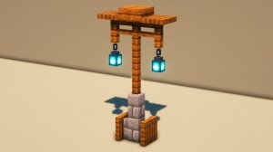 Средневековый фонарь в Майнкрафте