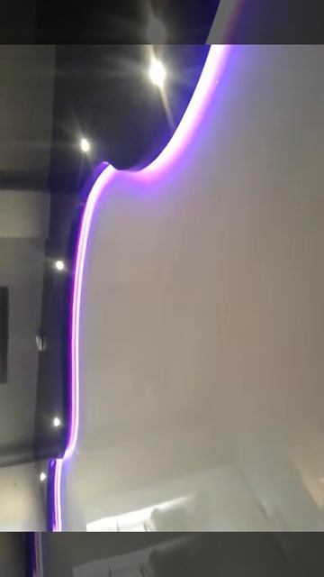 Натяжной потолок "парящий" уровень. смотреть онлайн