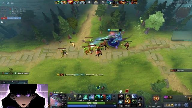 ВАТСОН ВЗЯЛ НАЙТФОЛА В КОМАНДУ! ВАТСОН И НАЙТФОЛ РАЗВАЛИВАЮТ 12.700+ ММР АВЕРАГУ / DOTA 2 STREAM смотреть онлайн