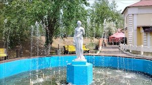 Чита. Фонтан в парке Дома офицеров
