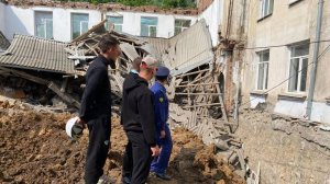 В Приморском крае обрушился школьный спортзал