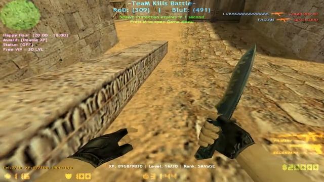 Играем Counter-Strike 1.6 онлайн смотреть онлайн