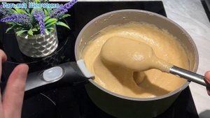 Очень стабильный банановый крем БЕЗ САХАРА для начинк