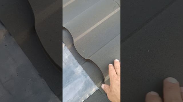 Дымоход Шидель, проход через металлочерепицу.