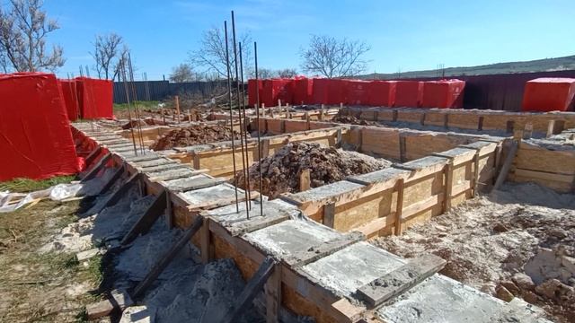 Ленточный фундамент, опалубка из осб смотреть онлайн