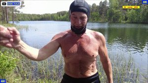 Летнее плавание на Светлом озере 02.06.2025 (4К) #юныйпрадедбодрыйдед #авсарх