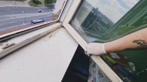 Как отмыть старые окна с помощью azelit