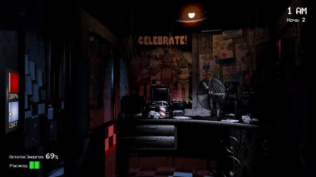 Прохождение игры Five Nights at Freddy's 1. Часть 1. смотреть онлайн
