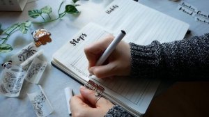 Minimalist June 2025 Bullet Journal Setup with Phomemo Printer