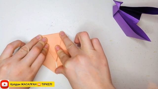 Қағаздан АҚҚУ жасау / Лебедь из бумаги / Оңай қолөнер / Аққу