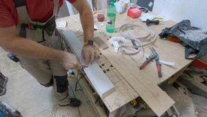 Как сделать 45 скос на ЛДСП и закромить его.