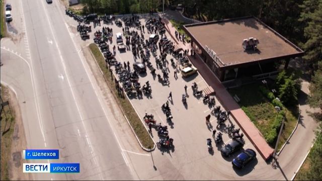 Больше 140 байкеров открыли мотосезон в Шелехове
