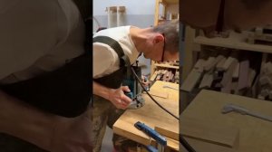 Изготовление торцевой разделочной доски плетёнка.