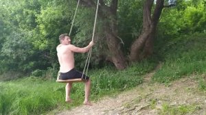 река Старица (качельки и дождик)