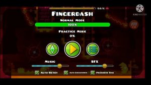 КАК ПРОЙТИ FINGERDASH  ЗА 1 ПОПЫТКУ? GD [1]