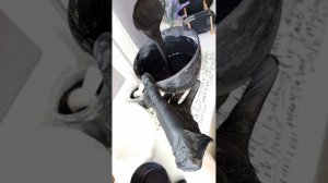 Как сделать гипс чёрным, текучим и без пузырей. Лайфха?