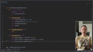 PyQt6 для начинающих. Урок #3: экраны приложения и меню