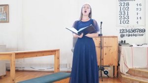 Дария Гаврилова исполняет "Амариллис" Каччини. Орган — Александр Цветков. Сортавала, 31 мая