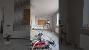 ТВ зона из МДФ планок , сборка  по штучно