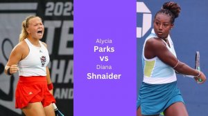 09.02.2025. Алисия Паркс - Диана Шнайдер. WTA Doha. Alycia Parks - Diana Shnaider