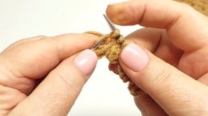 Красивый узор спицами   "Ротанг"