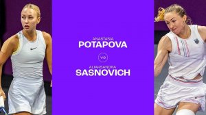 08.02.2025. Анастасия Потапова - Александра Соснович. WTA Cluj Napoca. Potapova - Sasnovich