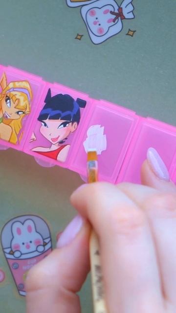 WOW роспись на таблетнице 💞 #winxclub #shorts #simplepainting #painting #ри смотреть онлайн