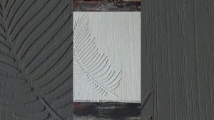 Фактура 1000 линий + трафарет, интересный вариант декора