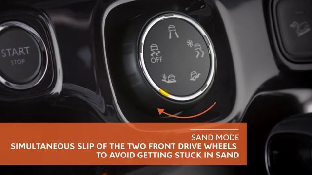 Citroën C3 Aircross: Система Grip Control с Hill Descent Assist