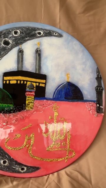 Картина акриловыми красками .Залита эпоксидной смоло?