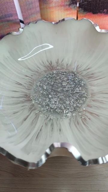 Ваза на ножке из эпоксидной смолы для фруктов и сладос смотреть онлайн