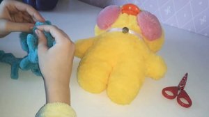 Вяжем тапочки для уточки lalafanfan без спиц и крючка