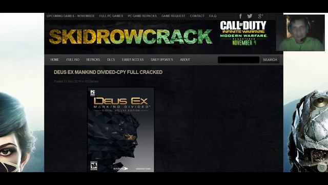 Deus Ex: Mankind Divided Пиратка от CPY смотреть онлайн
